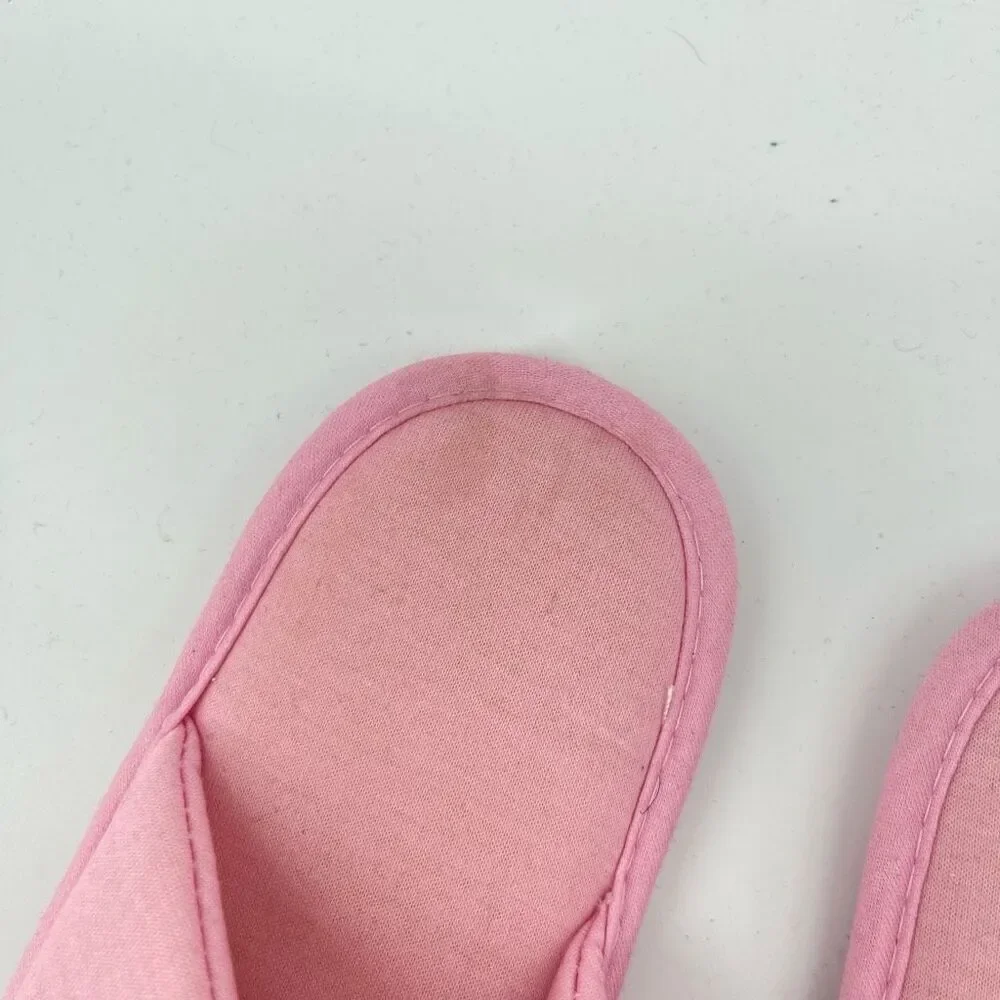 Barbie Girls Pink Plush Logo Slippers EU 34 / US 3